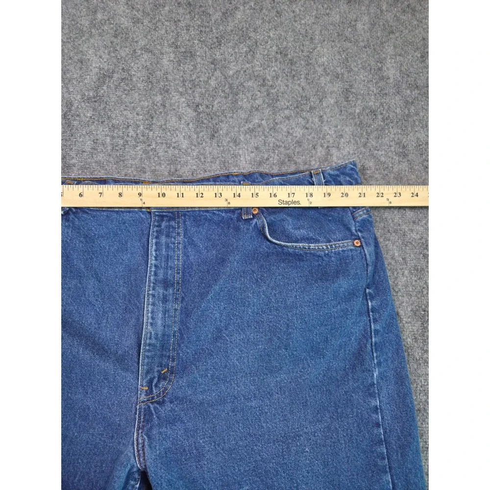 Vintage 90s Levi's 505 Jeans Mens 46x30 Blue Orange Tab Made in USA Regular Fit